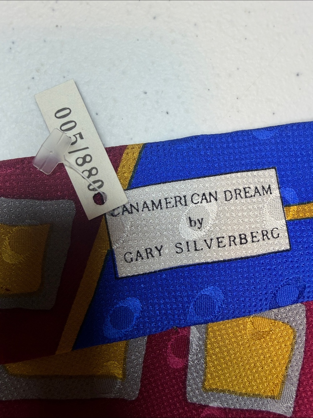 NWT Gary Silverberg Limited Edition Tie Canamerican Dream #005/880 Oscardo - Picture 3 of 11